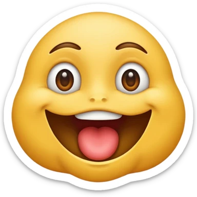 Un emoji pouce en l’aire qui fait peur sticker