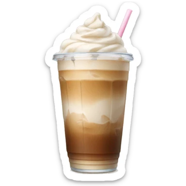 iced latte sticker