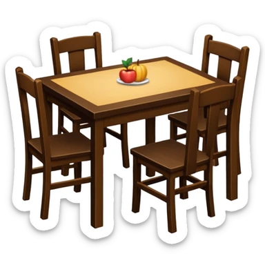 Mesa de comedor sticker