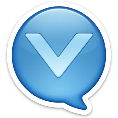 Verified blue tick emoji sticker