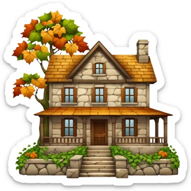 old country home sticker