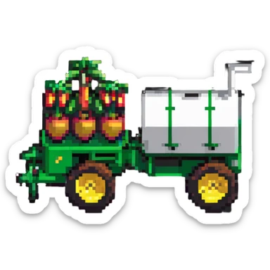 agricultural seeding machine, farm equipment for planting seeds sticker