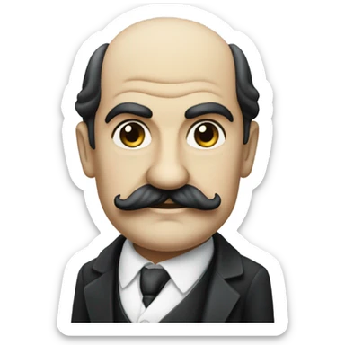 Hercule Poirot sticker