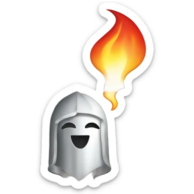 oracle logo with fire coming out sticker