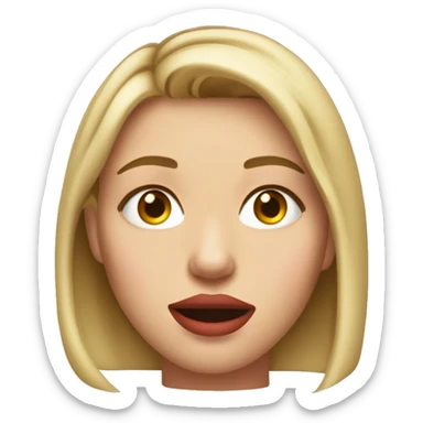 Scarlet Johansson guiñendo el ojo sticker