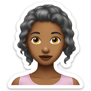 Girl in the mirror  sticker