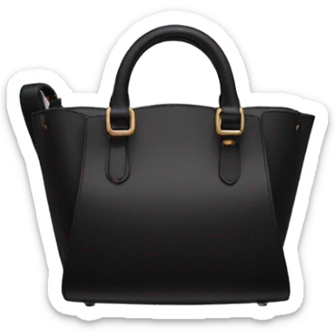 Black Heel and Black HandBag sticker