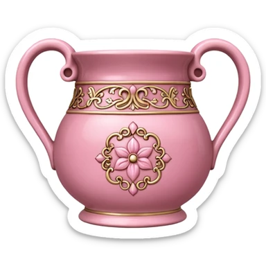 pink Ritual washing cup sticker