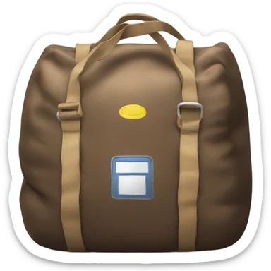 Duffel bag sticker