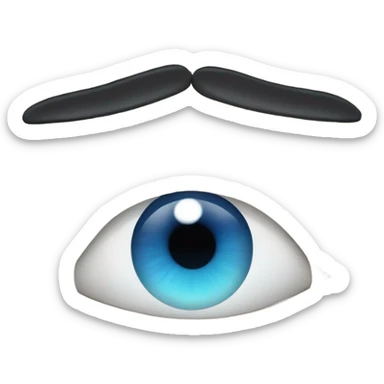 Eye blinking with cry eyes  sticker