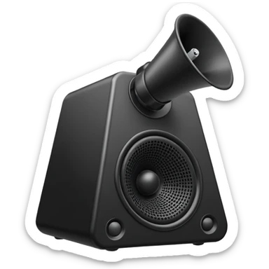 Loudspeaker sticker