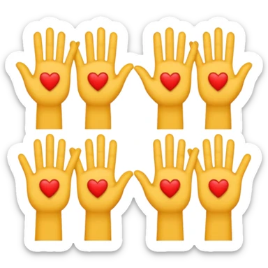 replace the ice cream with the numbers 6 and 7 holding his hands doing this emoji 🫴 and the left is the same emoji but flipped sideways then make the emojis 6️⃣7️⃣ go in each so six gos in the left hand and seven goes in the right hand sticker