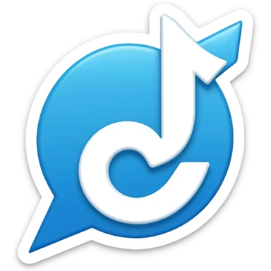 verified blue tick for tiktok sticker