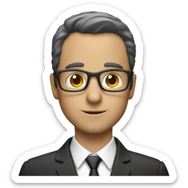 Man call agent sticker