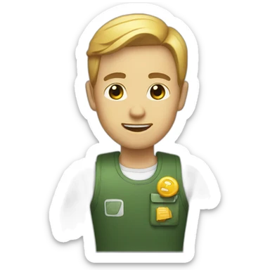 receive an action  sticker