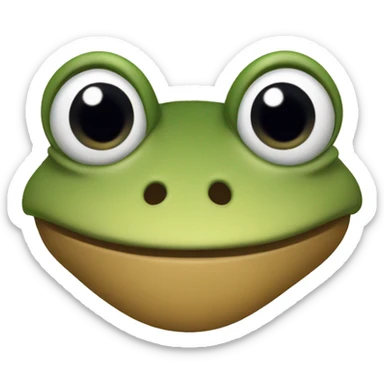 Una Rana triste,enfadada,contenta,enamorada  sticker