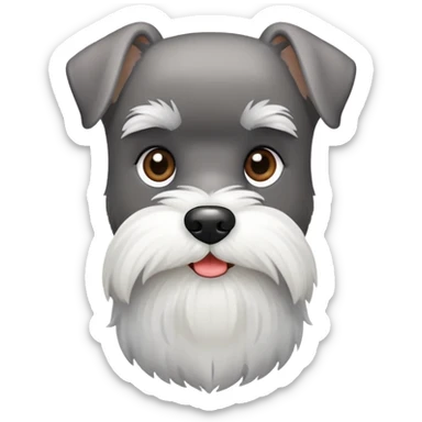 Mini schnauzer  sticker