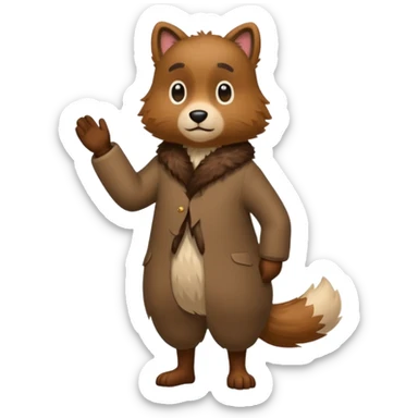 Rocruff, full body sticker
