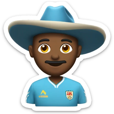 Jugador del Celta de Vigo con sombrero  sticker