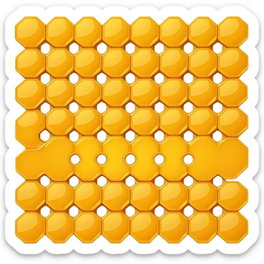 Hexagon Cells sticker