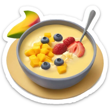 mango smoothie bowl sticker