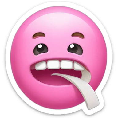 Chewing-gums sticker