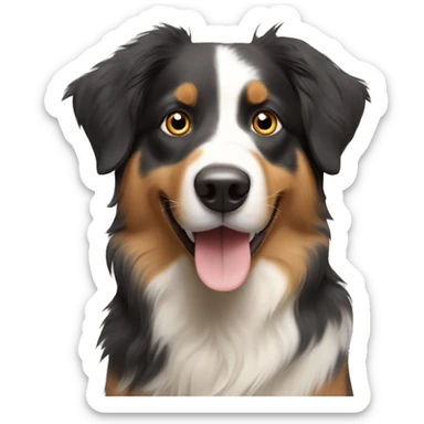 Australian Shepherd mixed with Burmese mountain dog ￼￼ sticker