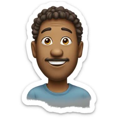 Cartoon caricature  sticker