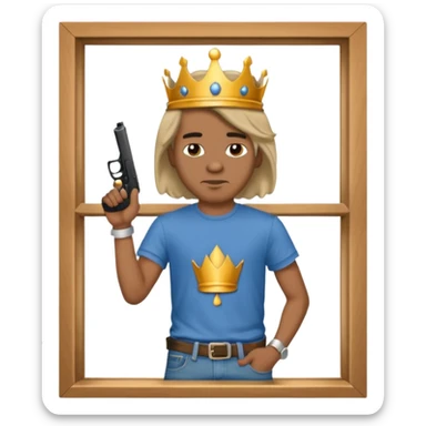 King Von shooting window rondo sticker