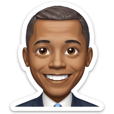 Barack Obama president sticker