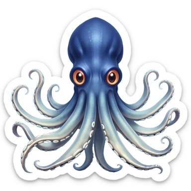 Giant Squid – Huge squid with long curling arms sticker