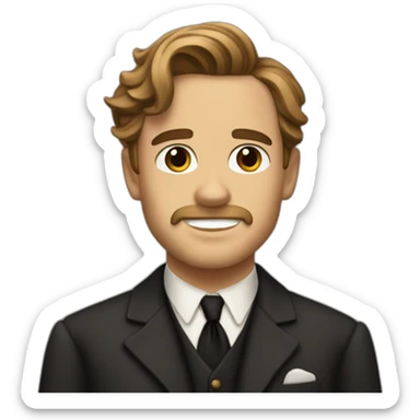 Jack Dawson titanic character sticker