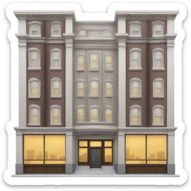 downtown building sticker