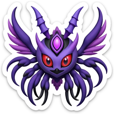 Venonat-Yveltal-Lunala-Fakémon-hybrid-creature (full body)  sticker