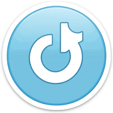 A sky-blue circle and a ☑️ With a Verified type tiktok checker symbol Verified  sticker