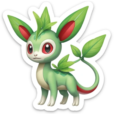 Meloetta-Celebi-Shaymin-Flygon-Pokémon-Fakémon-creature sticker