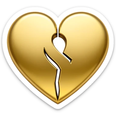 Wu-Tang Clan W symbol inside a heart sticker