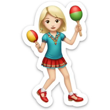 girl shoes mara sticker