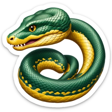 cinematic-noble-anaconda-portrait-emoji,-poised-and-imposing,-with-a-massive,-sinuous-build-draped-in-intricately-patterned-scales-and-piercing,-focused-eyes,-simplified-yet-sharp-and-sophisticated-features,-highly-detailed sticker