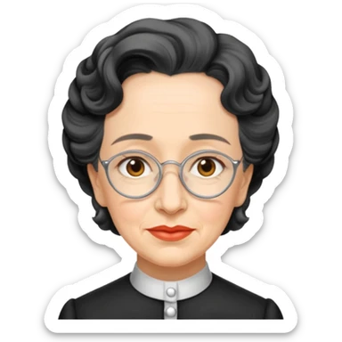 arendt in drawing sticker