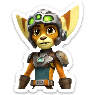 Ratchet and Clank sticker