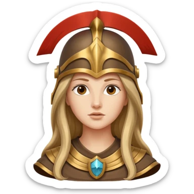 Athena is the Greek goddess, one of the most important deities in Greek mythology, the daughter of Zeus, associated with: Strategic warfare Wisdom and intellect Craft, engineering, building, navigation Justice and good governance Protection of cities embodys rational, disciplined intelligence sticker