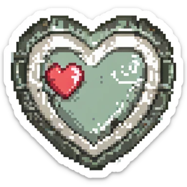 safe with a heart symbol for life insurance sticker