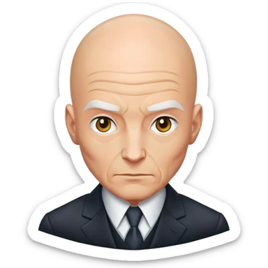 X Men professor X sticker