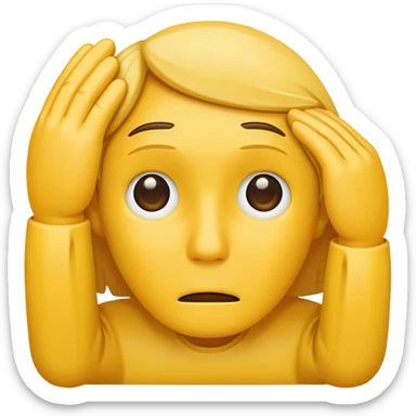 facepalm emoji sticker