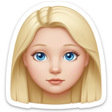 Blue yed 600 pound girl sticker