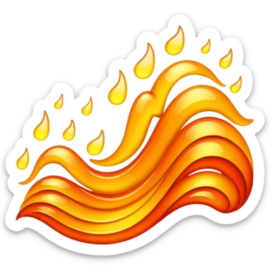 heat broken sticker