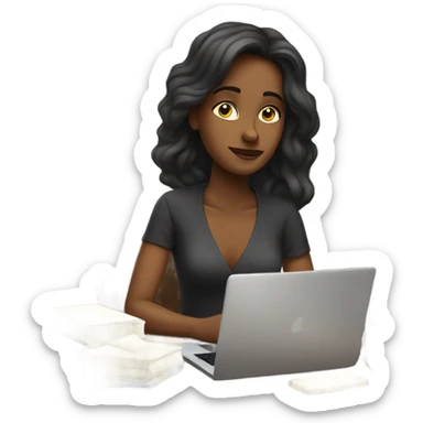 female novelist sticker