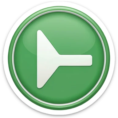 Make a plain green circle with a tic good sign sticker