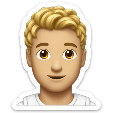 Maxime Richard with short hait sticker